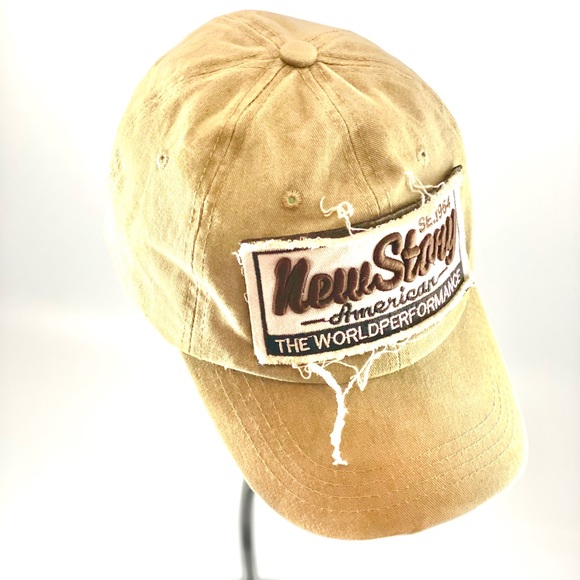 New “Vintage” distressed twill adjustable cap - Picture 2 of 2
